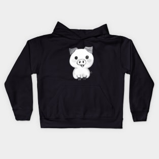 Cute Baby Pig Kids Hoodie